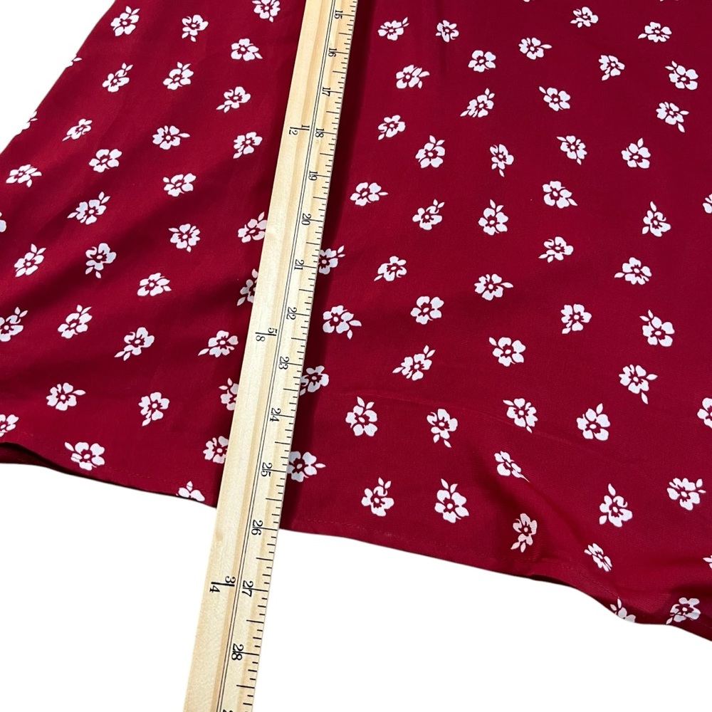 41 Hawthorn XXL Red White Floral Tank Top Casual Strappy NWT - Picture 8 of 8